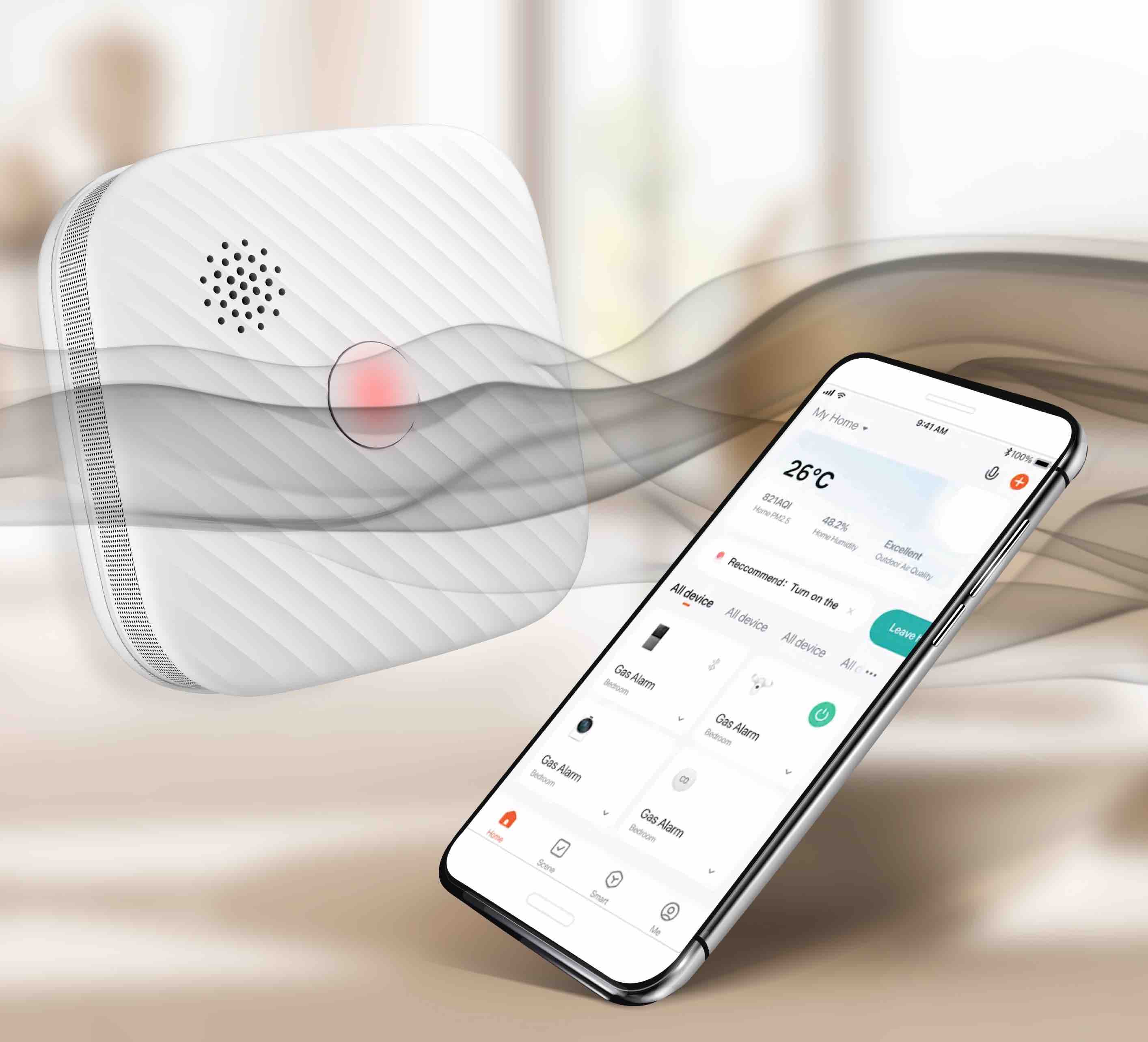 EstAlert Professional on nutikas suitsuandur, mis saadab häire telefoni